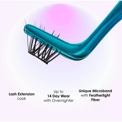 Falscara Multipack Lash Extensions - Soft Wispy Lash Clusters - 50Ct