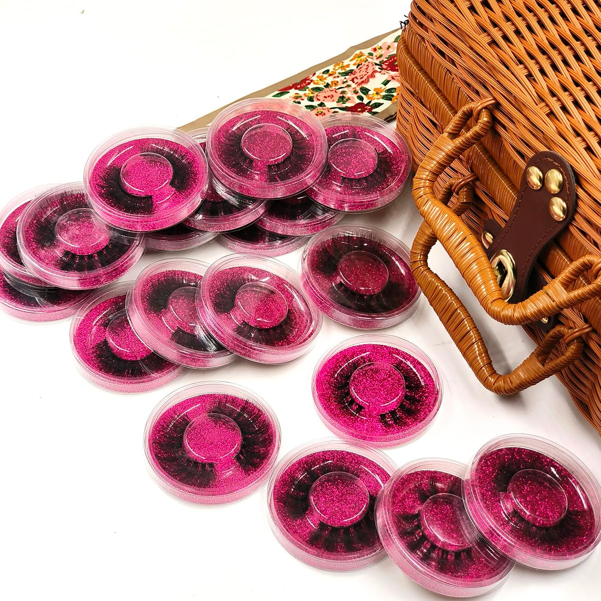False Eyelashes 20 Pairs Mink Eyelashes Wispy Lashes 15Mm Natural Looking Eyelashes(H1)