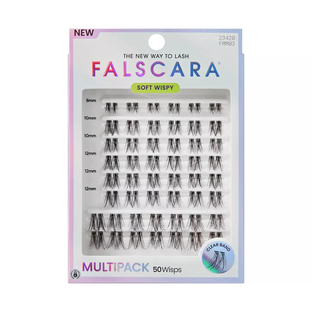 Falscara Multipack Lash Extensions - Soft Wispy Lash Clusters - 50Ct