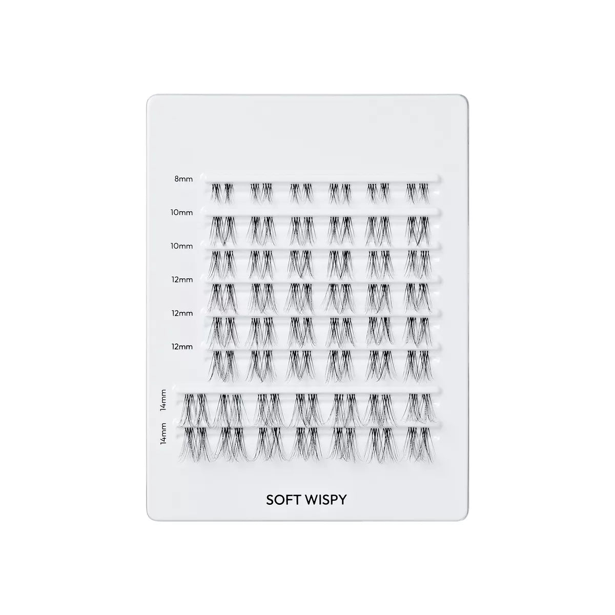Falscara Multipack Lash Extensions - Soft Wispy Lash Clusters - 50Ct